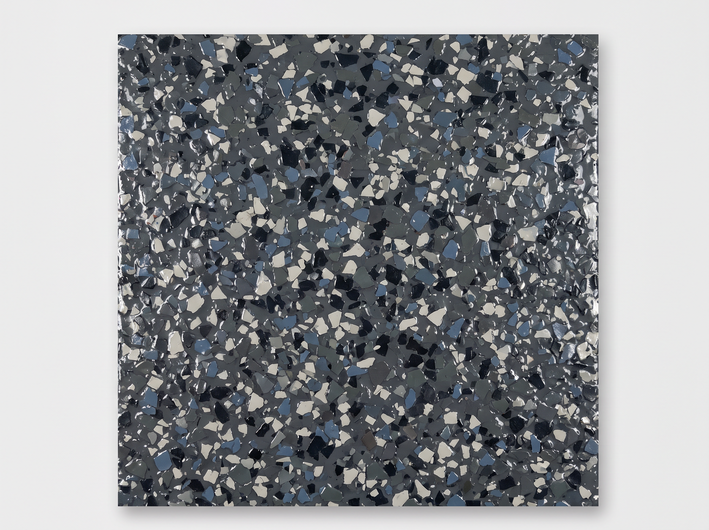 Flake Broadcast epoxy finish sample
